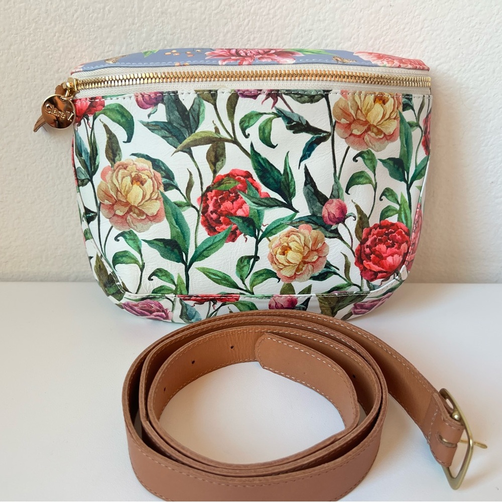 Rare Clare V Floral Belt Bag Fanny Pack NWOT